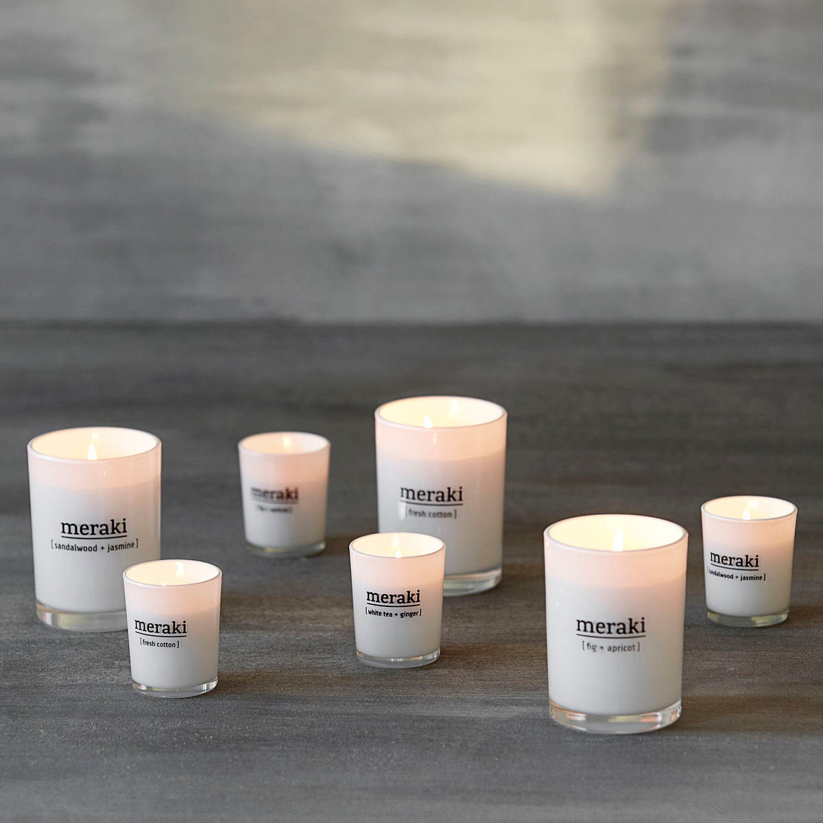Scented candle 220gr FRESH COTON