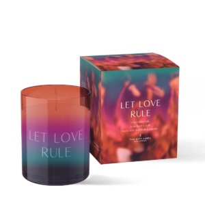 candle 310gr -Let Love Rule