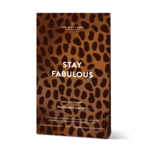 sachet parfumé - Stay Fabulous - Rose & wild poppy