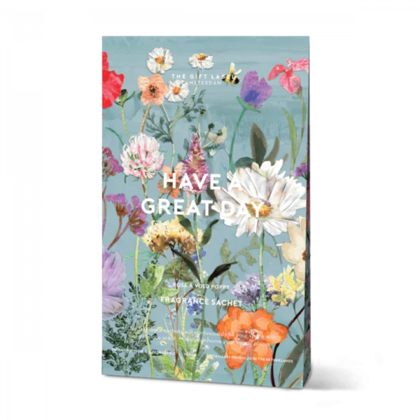 sachet parfumé - Have A Great Day - Rose & wild poppy