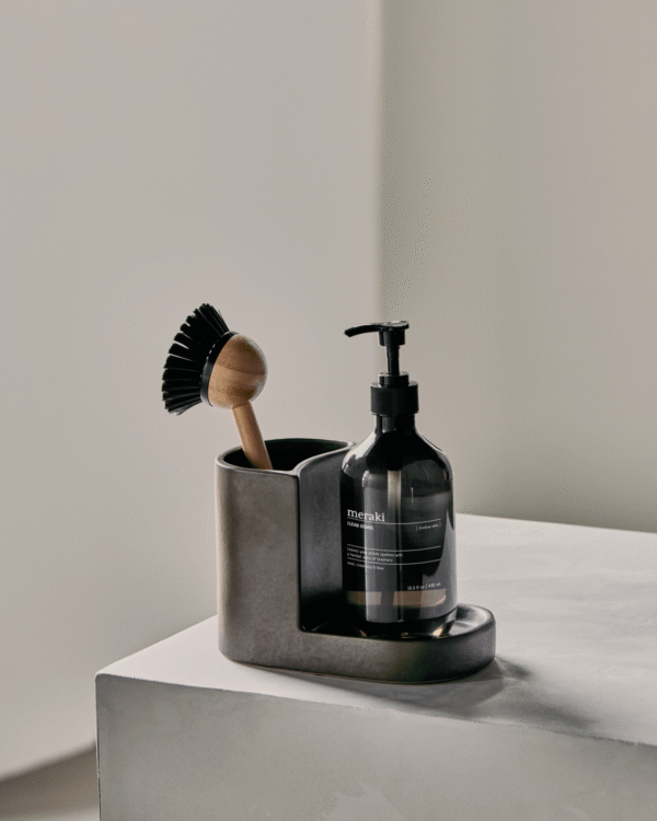 porte brosse & savon gris foncé MKDATURA | Meraki