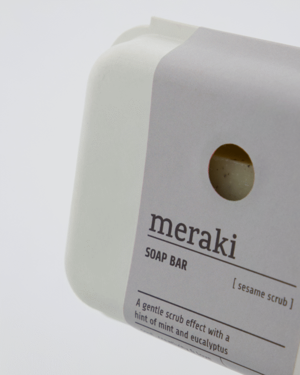 soap bar 100gr SESAME SCRUB | Meraki
