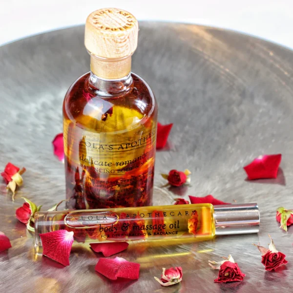 huile de massage et corps équilibrante 100ml DELICATE ROMANCE | Lola's Apothecary