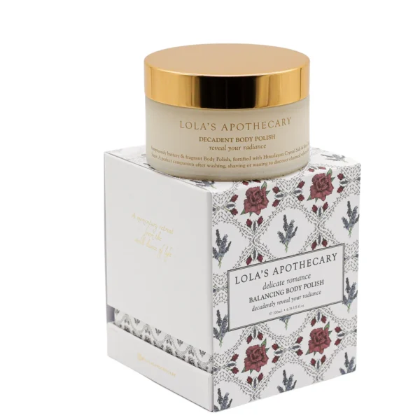 gommage corporel équilibrant 200ml DELICATE ROMANCE | Lola's Apothecary