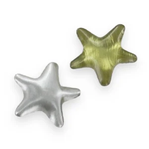 perle de bain étoile vert/argent - senteur POMME | SB collection