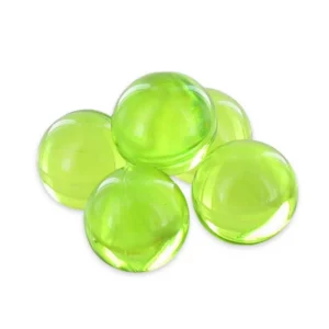 perle de bain ronde transparente vert clair - senteur POMME | SB collection