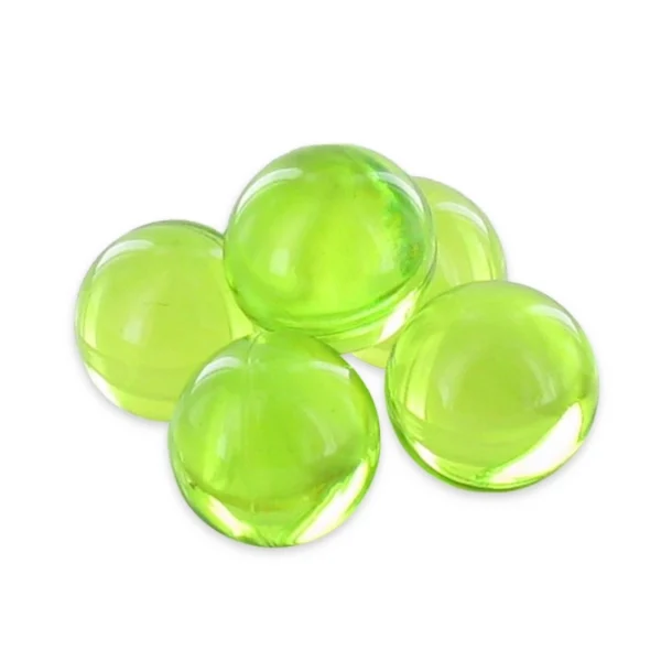 perle de bain ronde transparente vert clair - senteur POMME | SB collection
