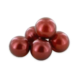 perle de bain ronde marron nacré - senteur VANILLE DES ÎLES | SB collection