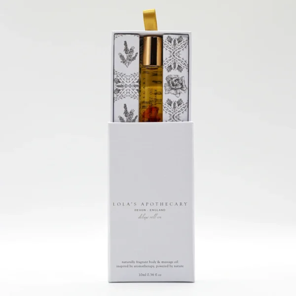 huile de massage deluxe roll-on 10ml DELICATE ROMANCE | Lola's Apothecary