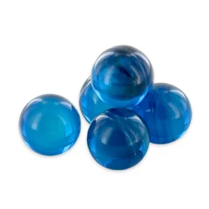 perle de bain ronde transparente bleu foncé - senteur FLEUR DE LOTUS | SB collection