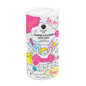 sels de bain moussants et colorés - rose | NAILMATIC