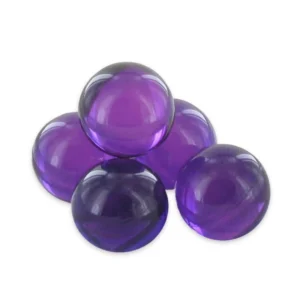 perle de bain ronde transparente mauve - senteur LAVANDE | SB collection