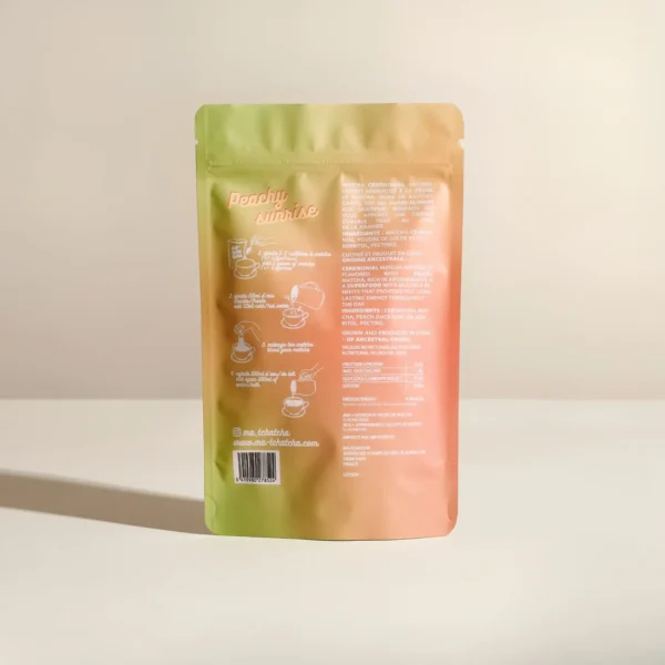 matcha cérémonial pêche 80gr | MA-TCHATCHA