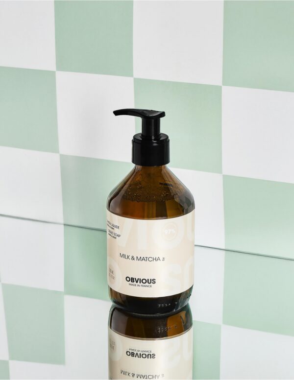 "milk & matcha" savon liquide 300ml | OBVIOUS