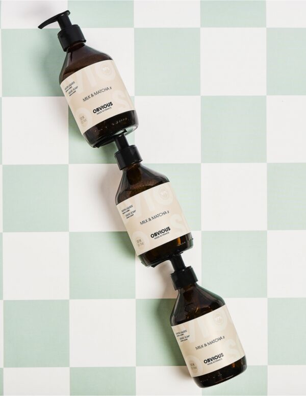 "milk & matcha" savon liquide 300ml | OBVIOUS