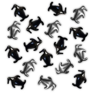 perle de bain pingouin noir & argent nacré - senteur ICE | TENTATION