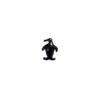 perle de bain pingouin noir & argent nacré - senteur ICE | TENTATION