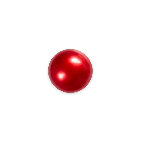 perle de bain ronde rouge nacré - senteur ROSE | TENTATION