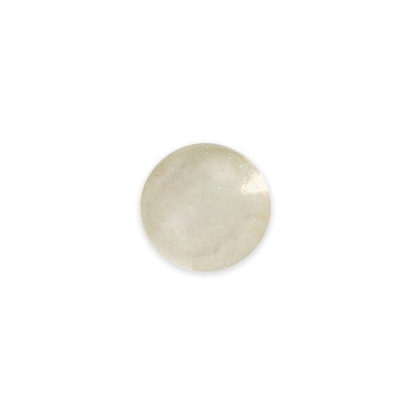 perle de bain ronde transparente à paillettes dorées - senteur VANILLE | TENTATION