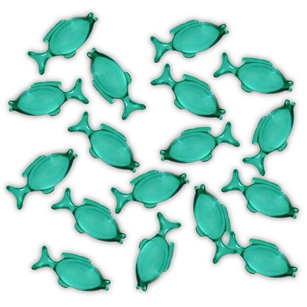 perle de bain poisson transparent turquoise - senteur OCÉAN | TENTATION