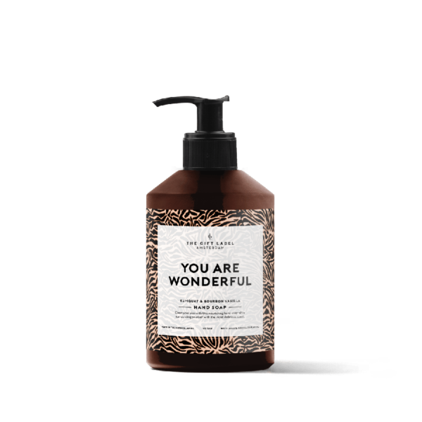 hand soap 400ml - You Are Wonderful - Kumquat & vanille Bourbon