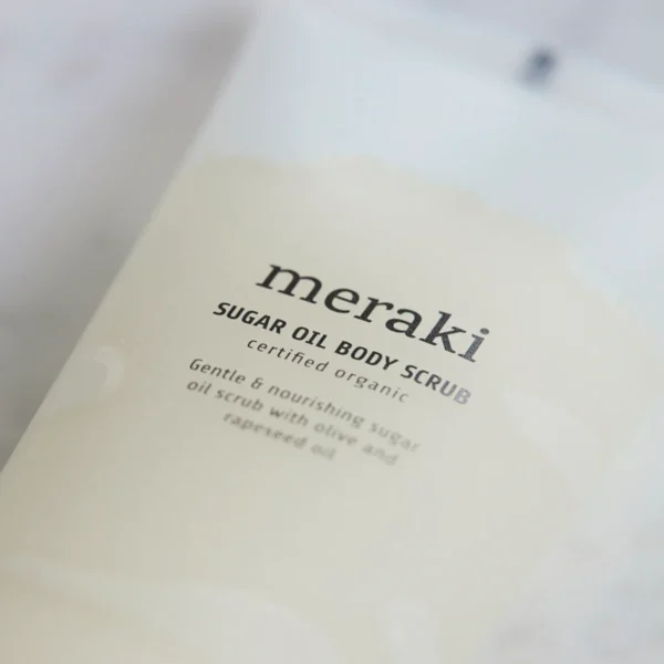sugar oil body scrub 150ml | MERAKI