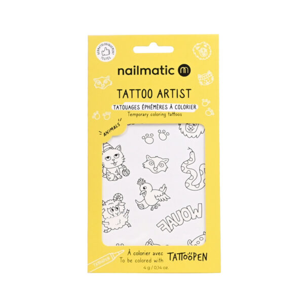 coloring tattoo - ANIMAUX | Nailmatic