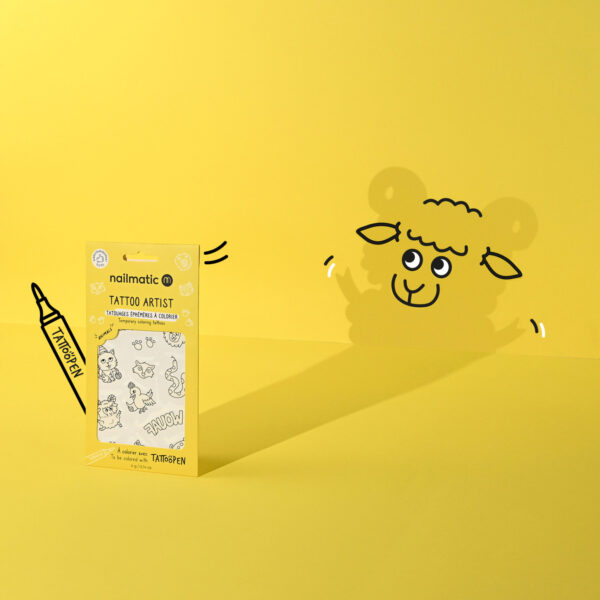 coloring tattoo - ANIMAUX | Nailmatic