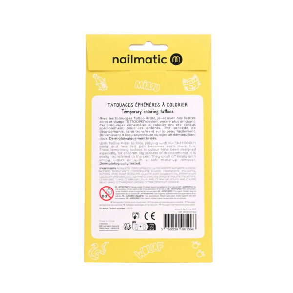 coloring tattoo - ANIMAUX | Nailmatic