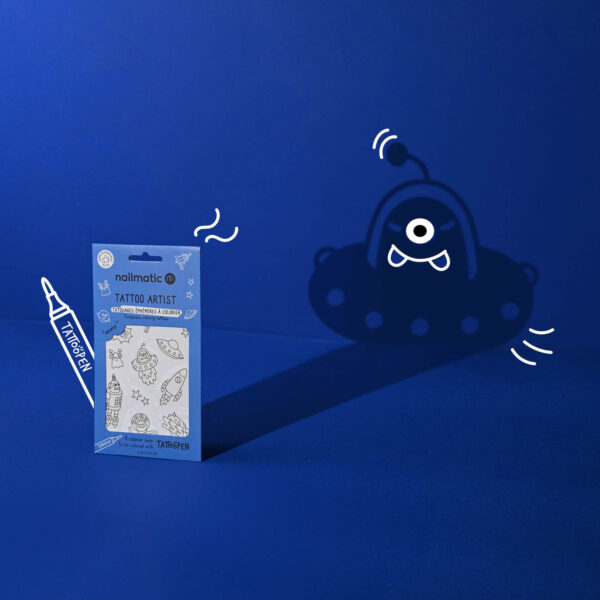 galaxy1 coloring tattoo - GALAXY | Nailmatic