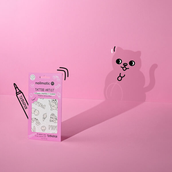 kawaiii coloring tattoo - KAWAÏ | Nailmatic