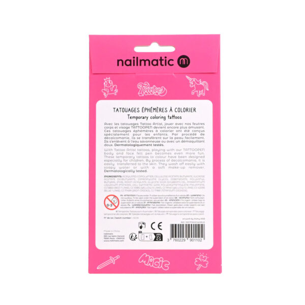 magic 3 coloring tattoo - MAGIC WORLD | Nailmatic