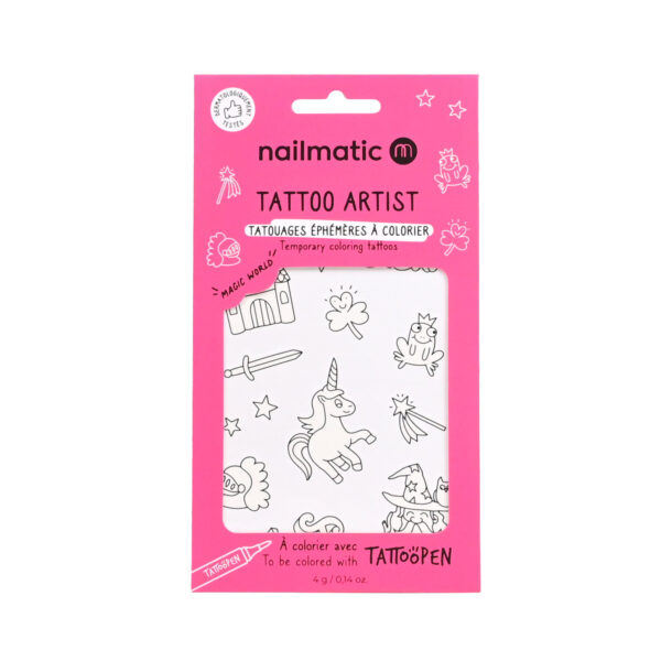 magic coloring tattoo - MAGIC WORLD | Nailmatic