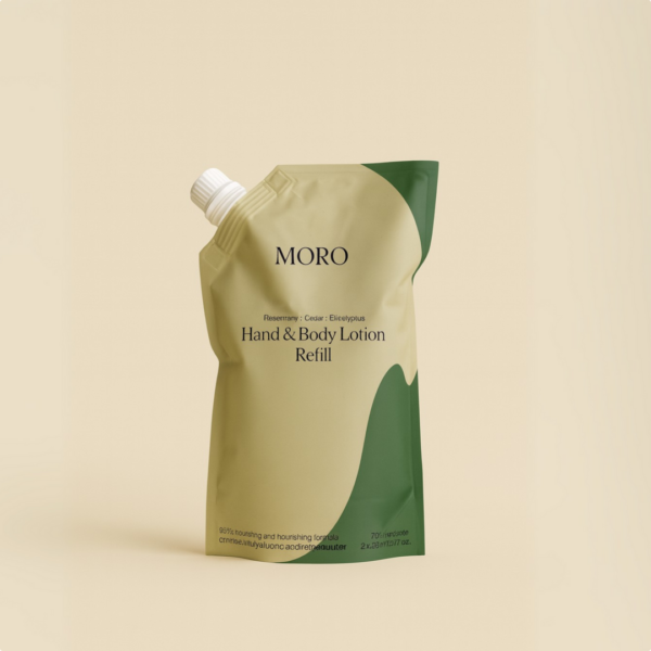 #016 recharge lotion mains & corps 250ml rosemary | MORO