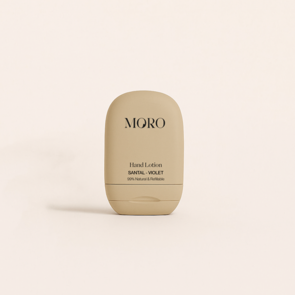 #023 mini lotion mains 50ml santal-violet | MORO