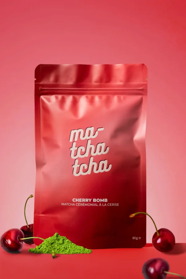 matcha cérémonial cherry bomb 80 gr | MA-TCHATCHA