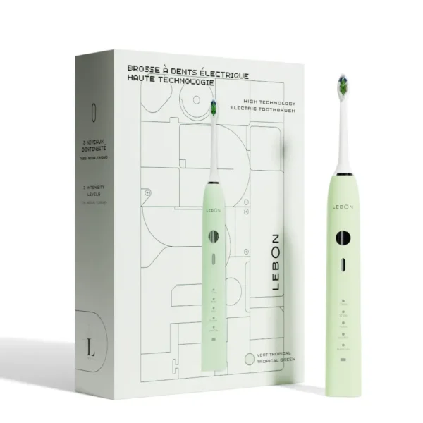 brosse à dents électrique verte tropical | Lebon