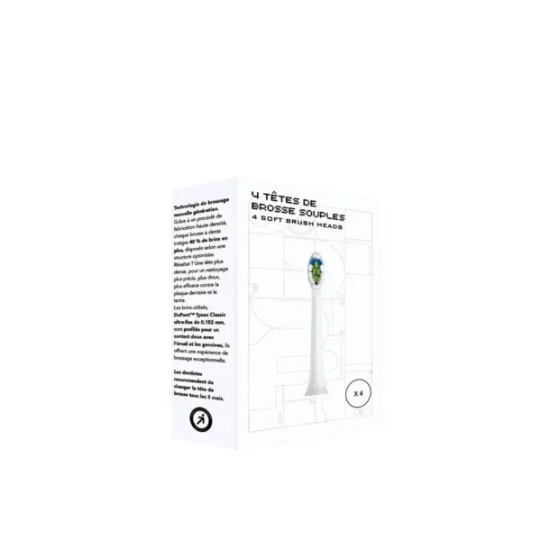 recharges têtes de brosses x 4 |Lebon