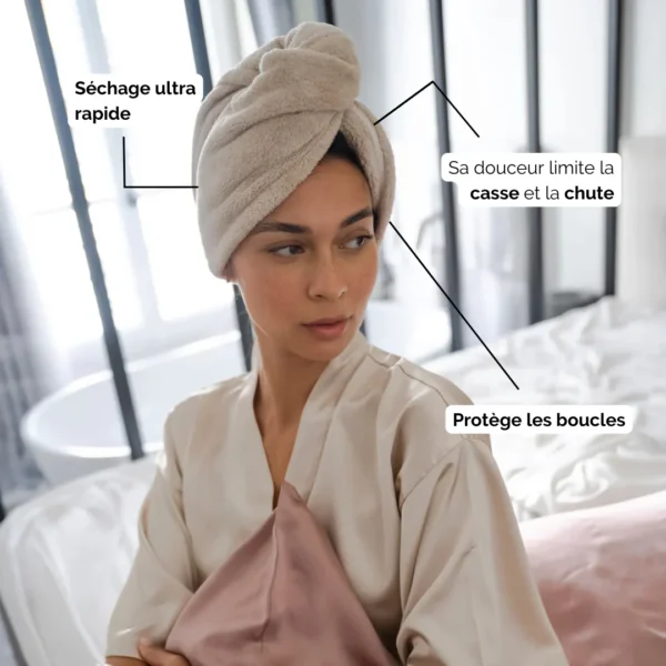La serviette turban | CHILSILK