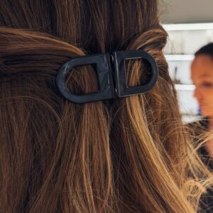pinces à cheveux aimantées noires | L'Escales des sens