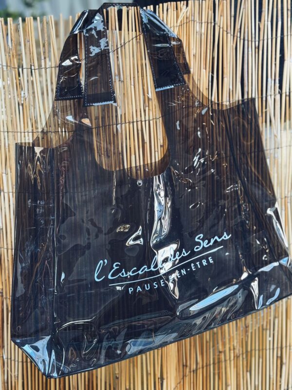 Sac noir transparent | ESCALE DES SENS