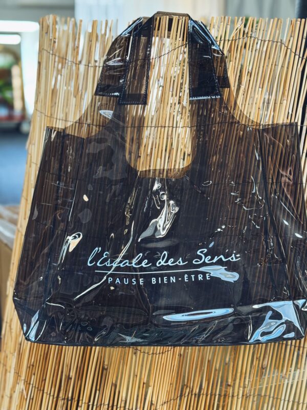 Sac noir transparent | ESCALE DES SENS