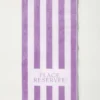 Drap de plage 100 x 200 cm lavande | PLACE RESERVEE