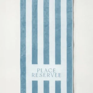 Drap de plage 100x 200 cm atlantique | PLACE RESERVEE