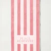 Drap de plage 100 x 200 cm limonade rose | PLACE RESERVEE