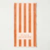 Drap de plage 65 x 120 cm pêche | PLACE RESERVEE