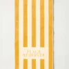 Drap de plage 100 x 200 cm or | PLACE RESERVEE