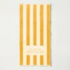 Drap de plage 65 x 120 cm or | PLACE RESERVEE