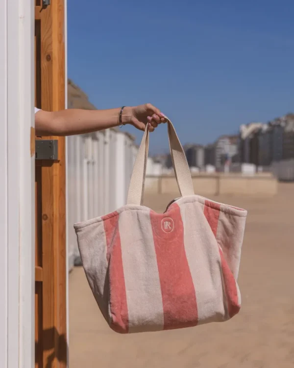 sac de plage limonade rose | PLACE RESERVEE