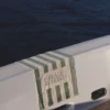 Drap de plage 65 x 120 cm eucalyptus | PLACE RESERVEE